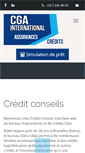 Mobile Screenshot of credit-conseil.be